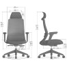 Fauteuil de bureau   GAMONT  Noir