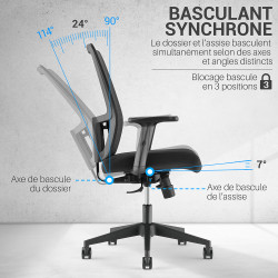 Fauteuil de bureau   KHARA