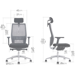 Fauteuil de bureau  NAOS 