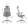 Fauteuil de bureau   ACRUX