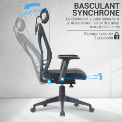 Fauteuil de bureau  BAKURA