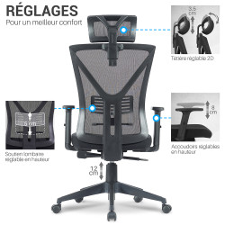 Fauteuil de bureau  BAKURA