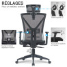 Fauteuil de bureau  BAKURA