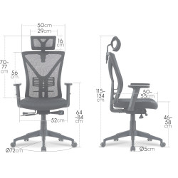 Fauteuil de bureau  ALEEN 