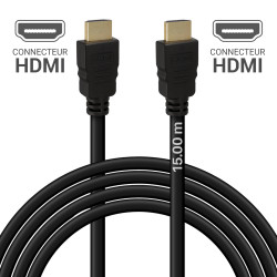 Cordon HDMI Premium High Speed with Ethernet 2.0 A/A 4K C. Or 15.00m