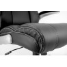 Fauteuil de bureau pied chrome  JUPITER 