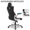 Fauteuil de bureau pied chrome  CENTAURE 