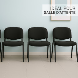 Siège tissu noir démonté