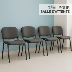 Siège tissu gris démonté