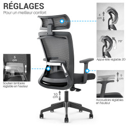 Fauteuil de bureau  KINTANA 