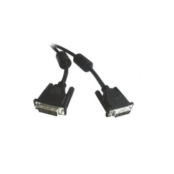 Cordon écran DVI-D Dual Link 24+1 M/M avec ferrites 1.80m