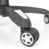 Fauteuil de bureau baquet RACING noir et blanc