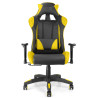 Fauteuil de bureau baquet RACING noir et jaune