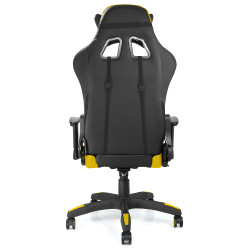 Fauteuil de bureau baquet RACING noir et jaune