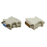 Adaptateur DVI-I mâle / HD15 femelle