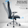 Fauteuil de bureau noir  TAURI 