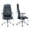 Fauteuil de bureau noir  TAURI 