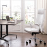Fauteuil de bureau blanc  TAURI 