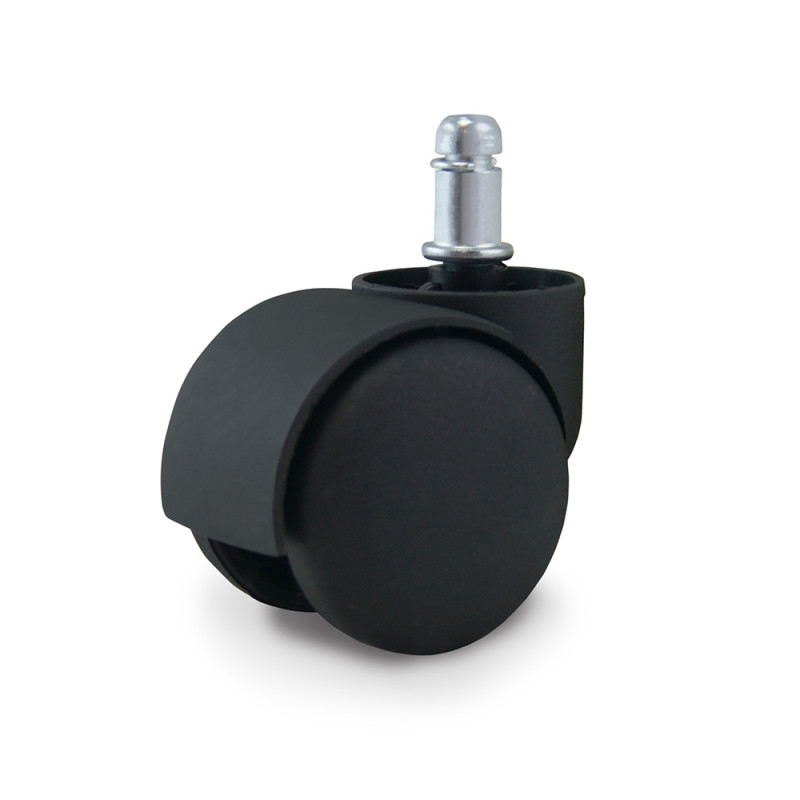 Roulette universelle pour fauteuil de bureau couleur noir 11/50mm