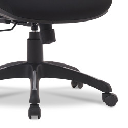 Jeu 5 roulettes universelles noires pour fauteuil de bureau 11/50 mm