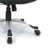 Jeu 5 roulettes universelles noir/gris sol dur pour fauteuil 11/50mm