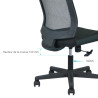 Vérin universel pour fauteuil de bureau course 120 mm noir Ø 50/28mm