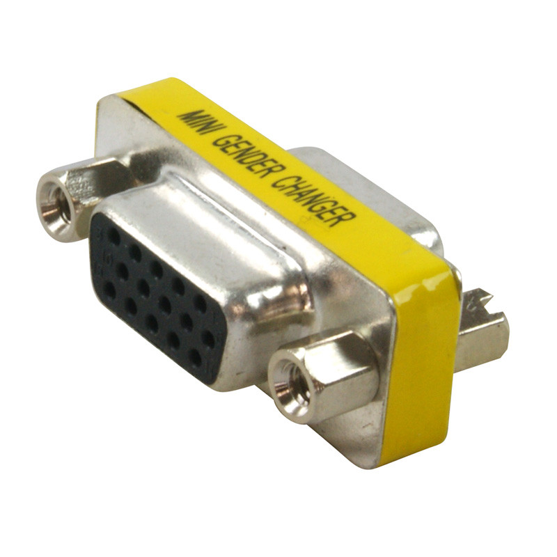 Mini changeur de genre adaptateur HD15 F/F