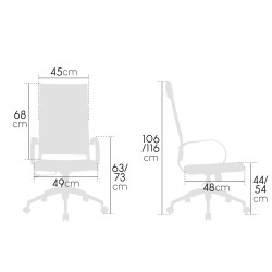 Fauteuil de Bureau  MAJORIS  noir