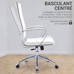 Fauteuil de Bureau  MAJORIS  blanc