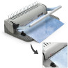 Perforelieur A4 manuel perfore 8 feuilles relie 115 feuilles Monolith