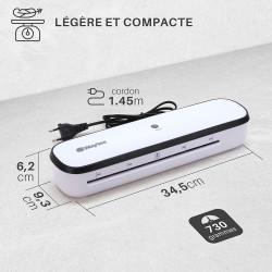 Plastifieuse A4 A5 A6 A7 simple et rapide