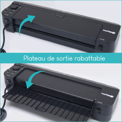 Plastifieuse PRO A3 A4 A5 A6 A7 à Chaud et Froid 2x150 mic temp régl