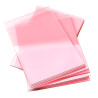 Couverture PVC 200mic transparent rouge A4 216x303mm  pack de 100