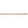 Anneaux de reliure plastique A4 rouge 8mm boîte de 100