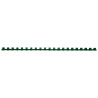 Anneaux de reliure plastique A4 vert 8mm boîte de 100