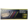 Anneaux de reliure plastique A4 bleu 10mm boîte de 100
