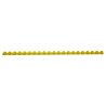 Anneaux de reliure plastique A4 jaune 10mm boite de 100