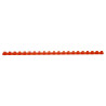 Anneaux de reliure plastique A4 rouge 10mm boîte de 100