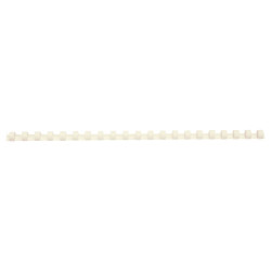 Anneaux de reliure plastique A4 blanc 32mm boîte de 50