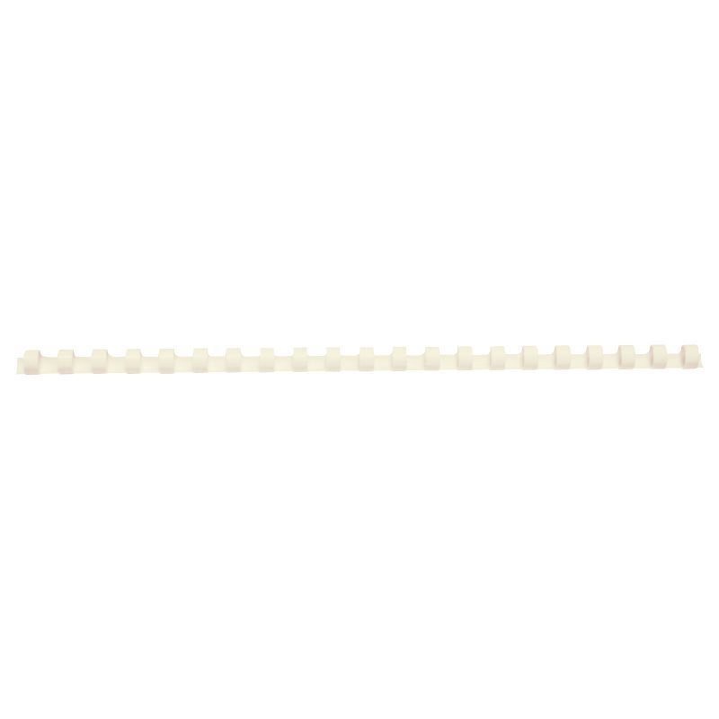 Anneaux de reliure plastique A4 blanc 32mm boîte de 50
