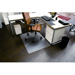 Tapis protège sol dur Pro PET Transparent 0.90 x 1.20m