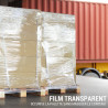 Film étirable transparent 23 microns long 150 à 200m étiré larg 400mm
