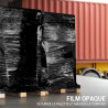 Film étirable Noir Pro 25 microns longueur 250m largeur 500mm