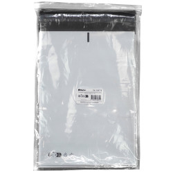 Enveloppe Plastique d'expédition blanche 120mic 25x35cm pack de 100