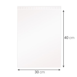 Sachet fermeture rapide, transparent 50mic, 300x400mm sachet de 100