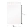 Sachet fermeture rapide, transparent 50mic, 120x180mm sachet de 100