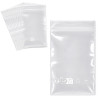 Sachet fermeture rapide, transpar 80mic 6 x 8+1,2 cm sachet de 100