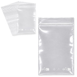 Sachet fermeture rapide, transpar 80mic 10 x 15+1,5cm sachet de 100
