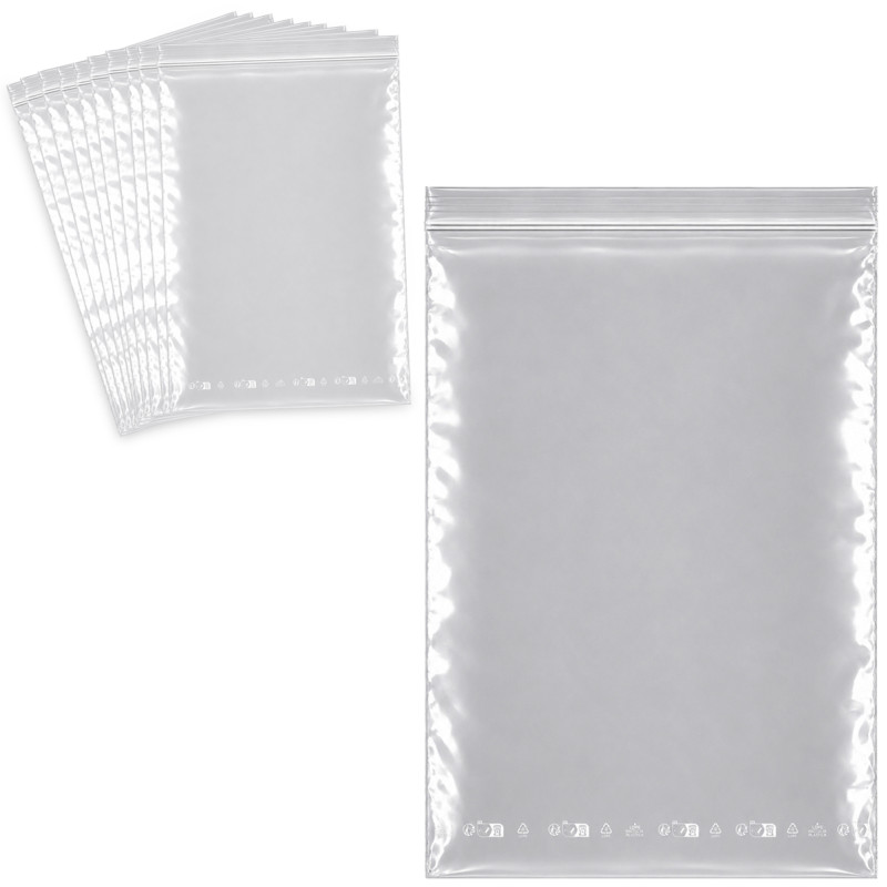 Sachet fermeture rapide, transpar 80mic 28 x 40+1,5cm sachet de 100