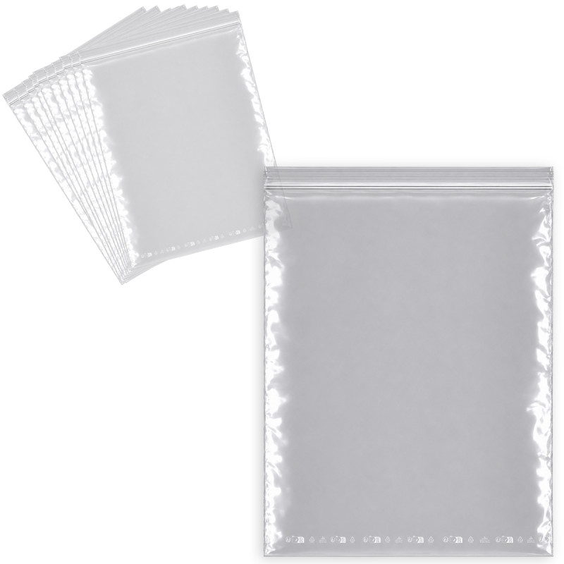 Sachet fermeture rapide, transpar 80mic 35 x 45+1,5cm sachet de 100